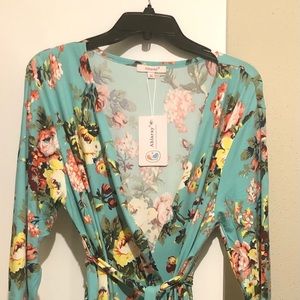 Maternity robe floral for woman